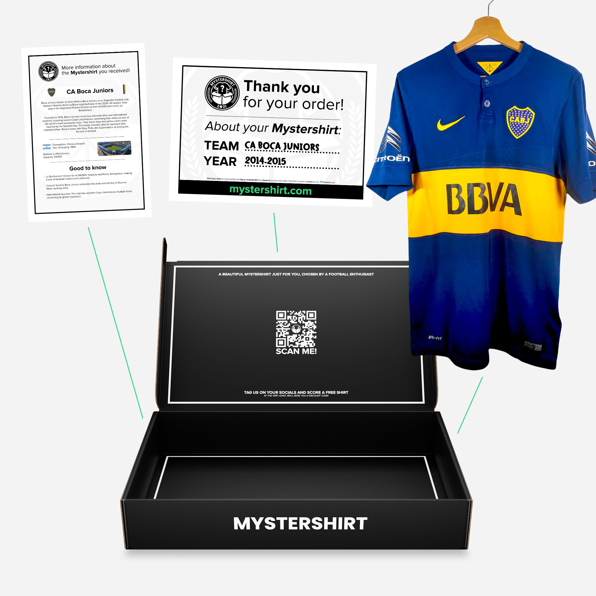 Wereldwijde voetbalshirt Mystery Box 🌍